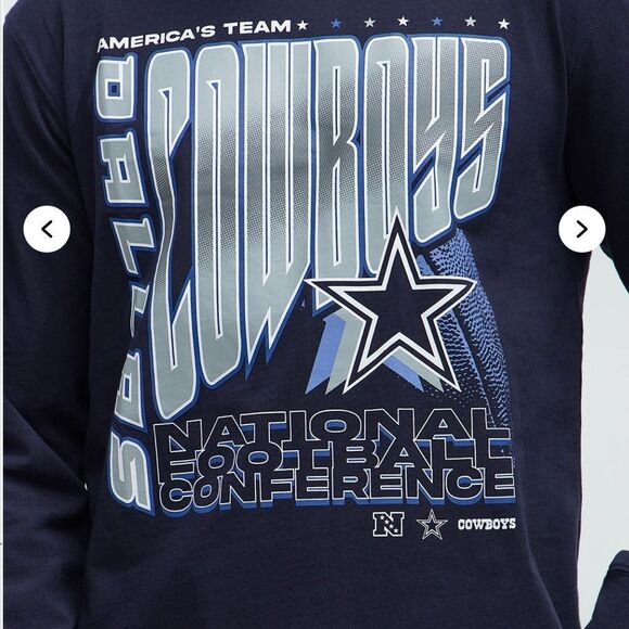 💚SALE💚 NFL Dallas Cowboys NWT! Long Sleeve Shirt - Picture 3 of 5